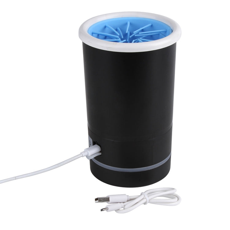Pets Automatic Foot Wash Cup Cats Dogs Limb Cleaning Artifact, Size:S 6-11cm(Black)