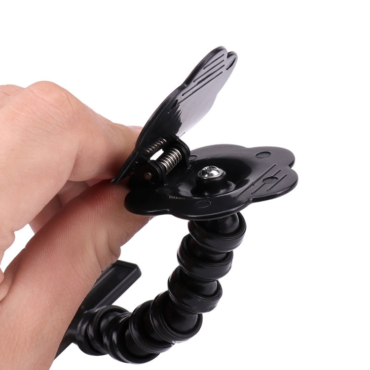 Pet Camera Artifact Dog Cat Looks At Camera Phone Clip (White)