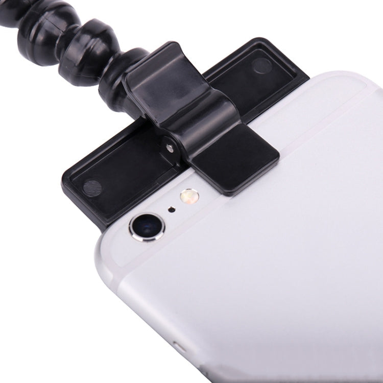 Pet Camera Artifact Dog Cat Looks At Camera Phone Clip (White)