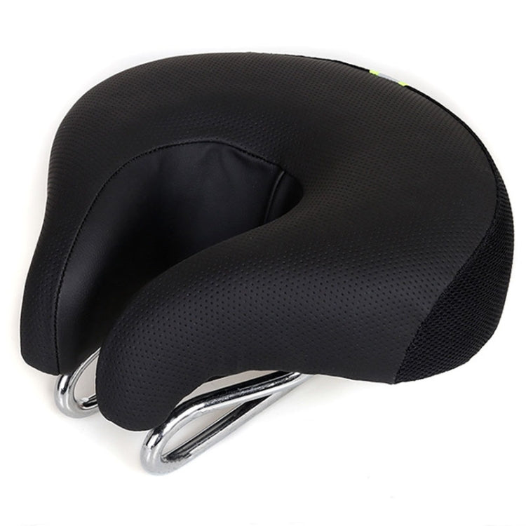 Lisslune | Noseless Bicycle Saddle Mountain Bike Thickened  Soft Cushion(Black)