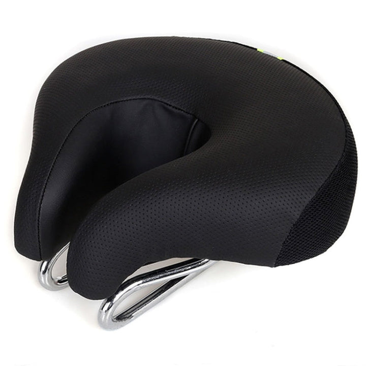 Lisslune | Noseless Bicycle Saddle Mountain Bike Thickened  Soft Cushion(Black)