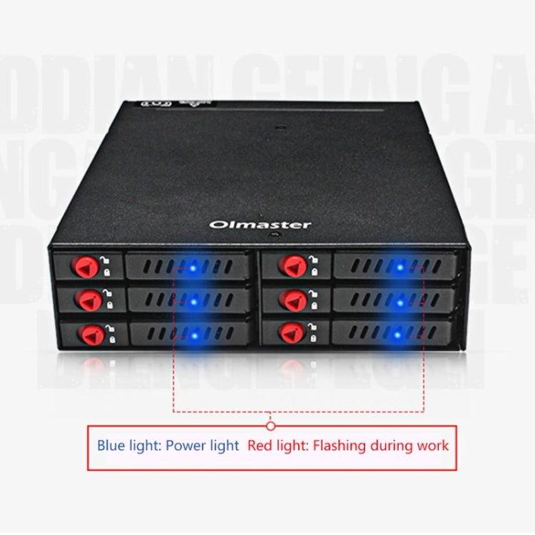 Lisslune | OImaster MR-6601 Six-Bay-Optical-Drive-Hard-Disk-Box
