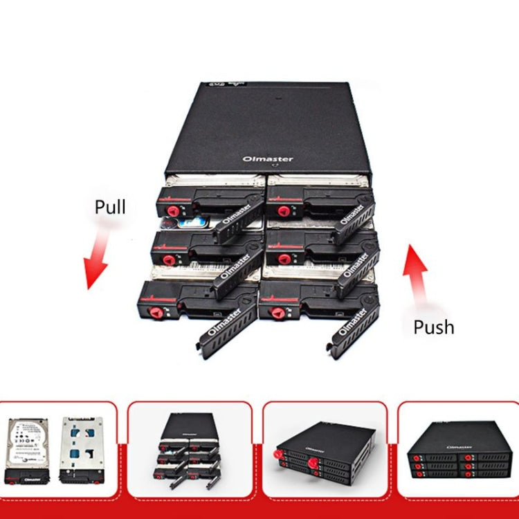 Lisslune | OImaster MR-6601 Six-Bay-Optical-Drive-Hard-Disk-Box