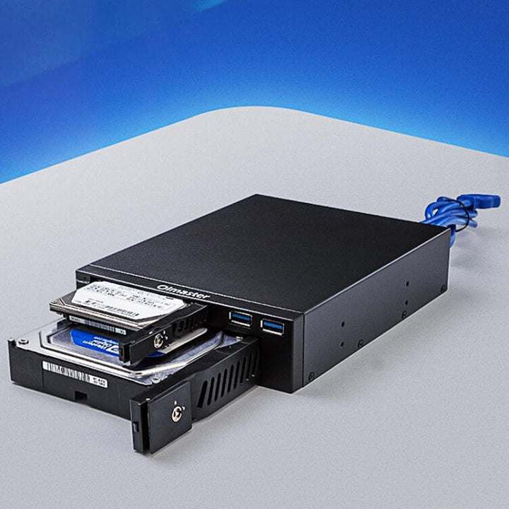 Lisslune | Oimaster MR-6203 Dual-Bay-Optical-Drive Hard Drive Box Hard Drive Holder