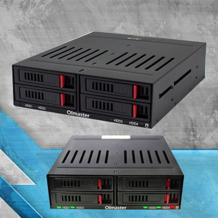 Lisslune | OImaster HE-2006 Multi-Bay Case Built-in Hard Drive Box