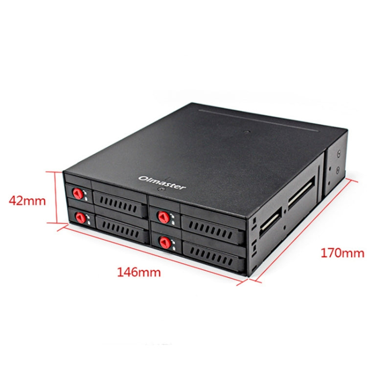 Lisslune | OImaster MR-6401 Four-Bay Case Built-in Optical Drive Hard Drive Box