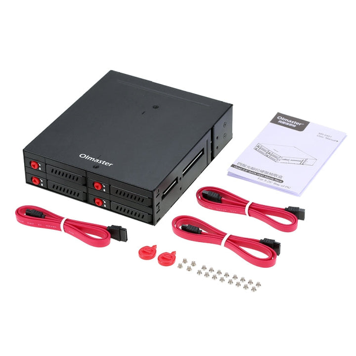 Lisslune | OImaster MR-6401 Four-Bay Case Built-in Optical Drive Hard Drive Box