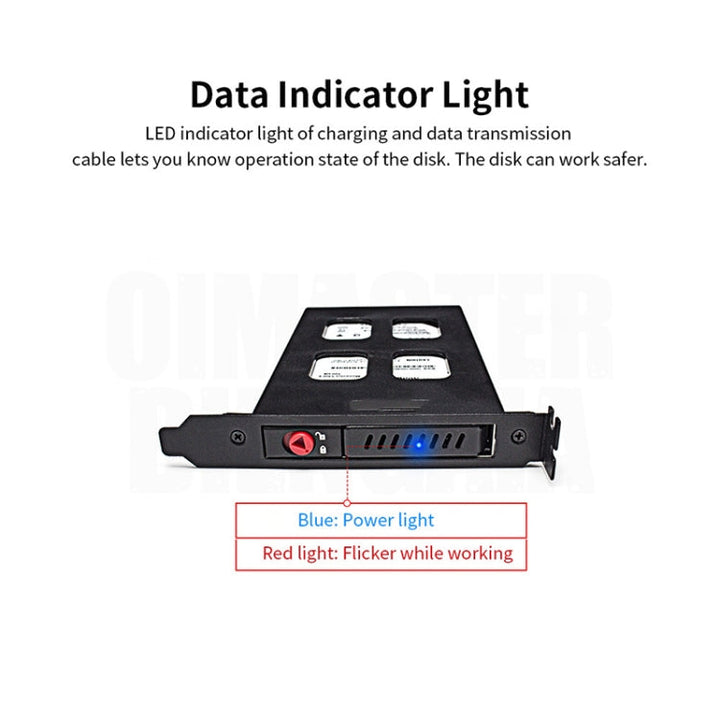 Lisslune | OImaster MR-9100 PCI One-Disk Hard Drive Box Built-in Hard Drive Drawer