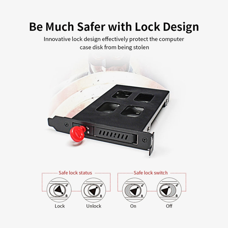 Lisslune | OImaster MR-9100 PCI One-Disk Hard Drive Box Built-in Hard Drive Drawer