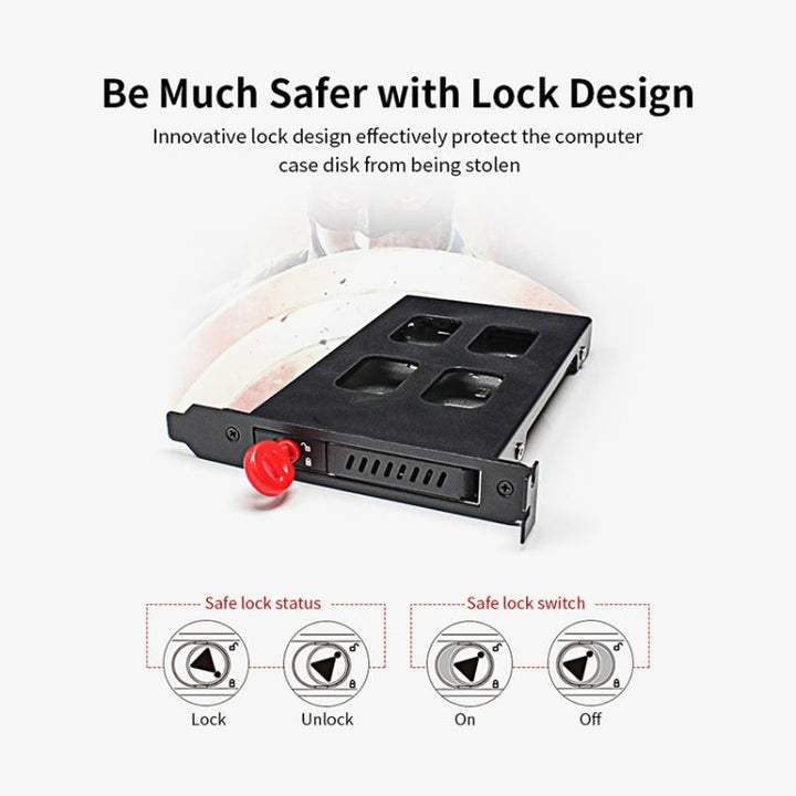 Lisslune | OImaster MR-9100 PCI One-Disk Hard Drive Box Built-in Hard Drive Drawer