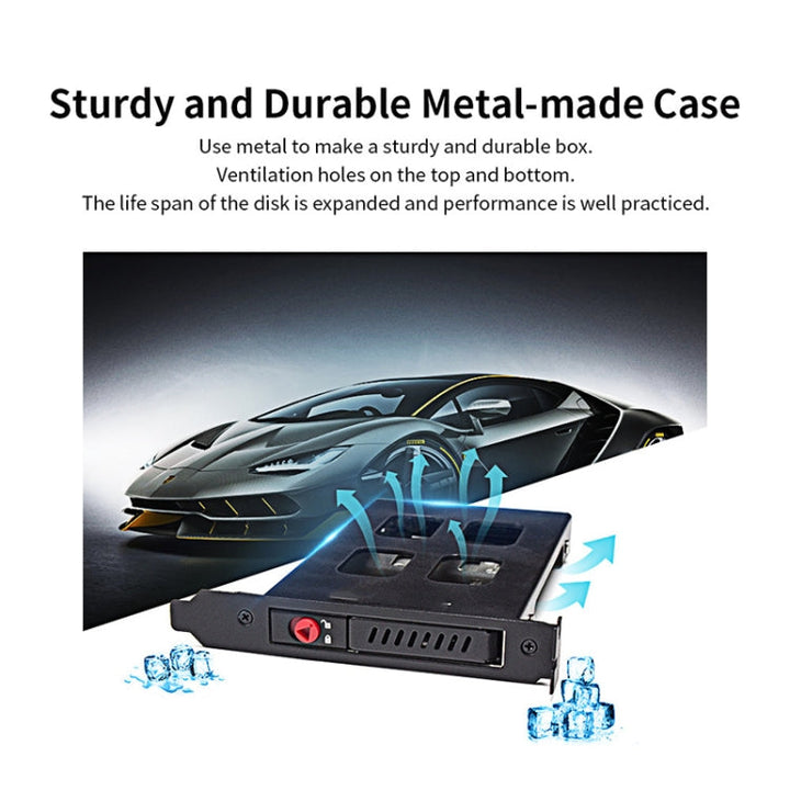 Lisslune | OImaster MR-9100 PCI One-Disk Hard Drive Box Built-in Hard Drive Drawer