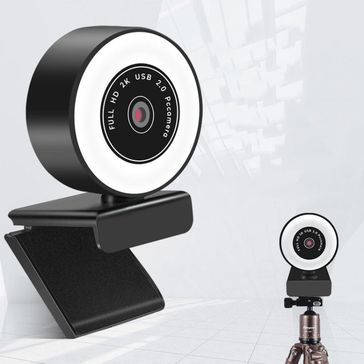 Lisslune | A9mini USB Drive-Free HD Fill Light Camera with Microphone, Pixel: 5.0 million pixels 2K Autofocus