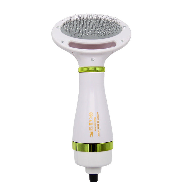 Pet Hair Dryer Cat & Dog Cleaning Electric Comb, Specification: UK Plug (Green)