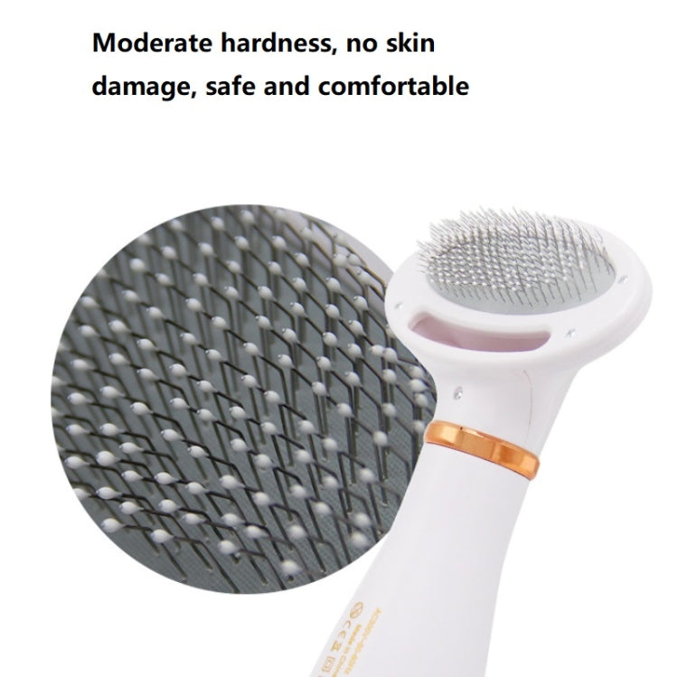 Pet Hair Dryer Cat & Dog Cleaning Electric Comb, Specification: UK Plug (Green)
