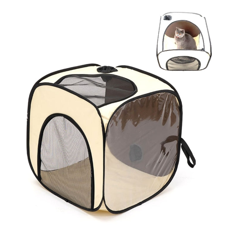 Pet Hair Drying Box Foldable Pet Drying Room Pet Hair Dryer Cage (Transparent)