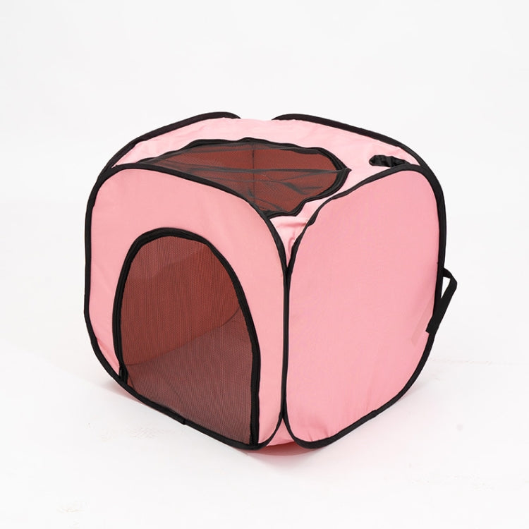 Pet Hair Drying Box Foldable Pet Dry Room Pet Hair Dryer Cage (Pink)