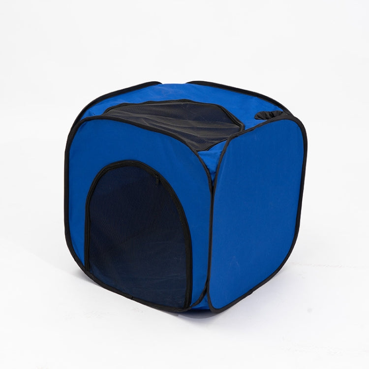 Pet Hair Dryer Box Foldable Pet Drying Room Pet Hair Dryer Cage (Royal Blue)