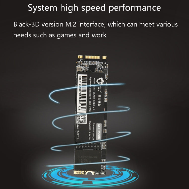 Lisslune | JingHai M.2 NGFF SSD Notebook Desktop Solid State Drive, Capacity:1TB