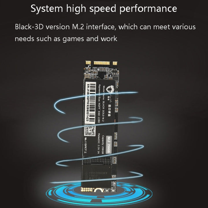 Lisslune | JingHai M.2 NGFF SSD Notebook Desktop Solid State Drive, Capacity:1TB