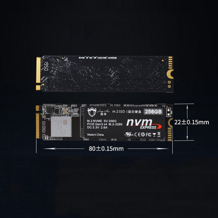 Lisslune | JingHai M.2 interface Solid State Drive PCIe NVMe high-speed SSD notebook desktop SSD, capacity: 128GB