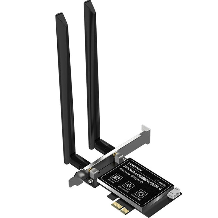Lisslune | COMFAST Gaming Game 3000Mbps Gigabit Dual-Frequency Wireless Desktop Computer PCIE Wireless Network Card, Coverage: AX200