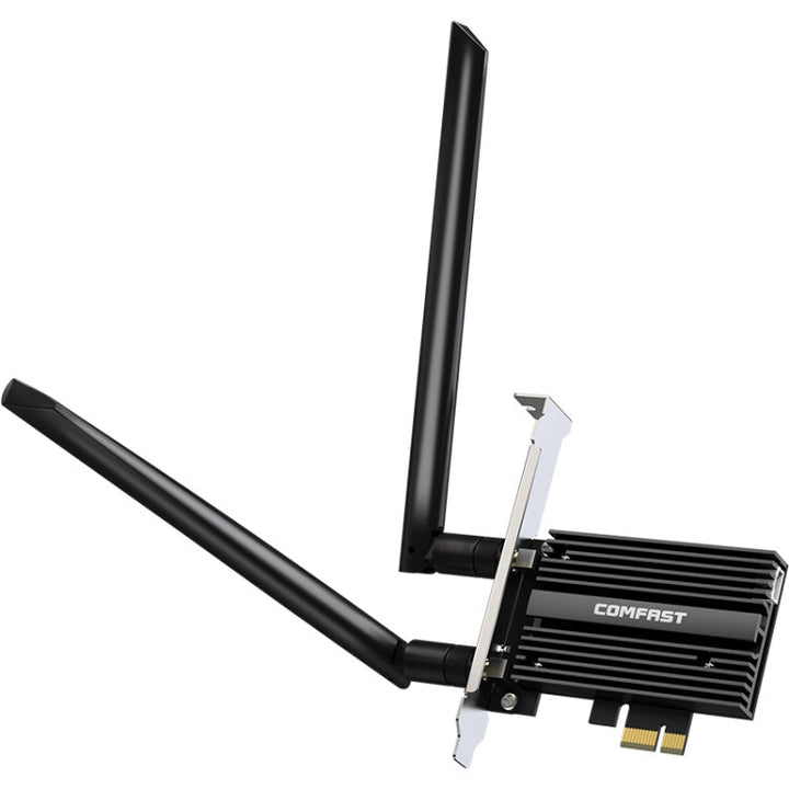 Lisslune | COMFAST Gaming Game 3000Mbps Gigabit Dual-Band Wireless Desktop Computer PCIE Wireless Network Card, Coverage: AX200 PRO