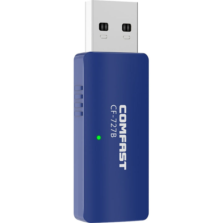 Lisslune | COMFAST CF-727B 1300Mbps Dual-Frequency Gigabit USB Desktop Transmitter Receiver Portable Bluetooth V4.2 + WiFi Wireless Network Adapter