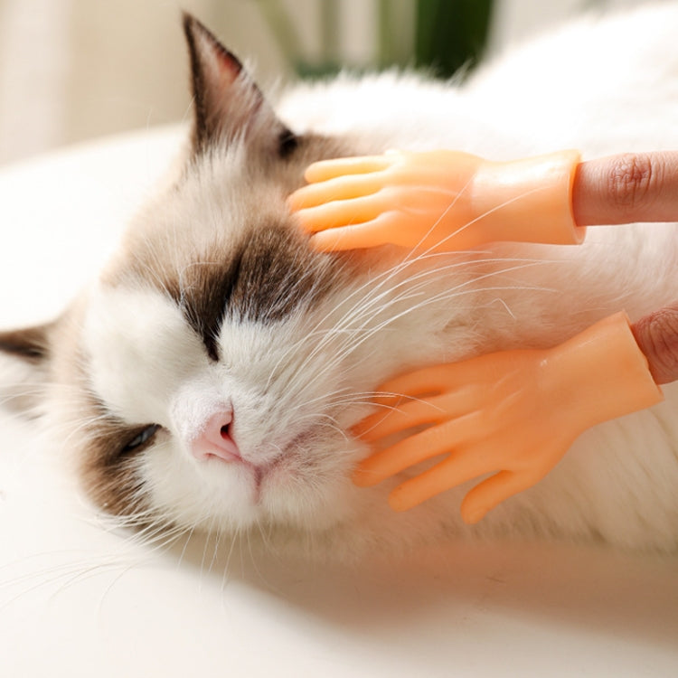 Dog massage finger cots and cat gloves