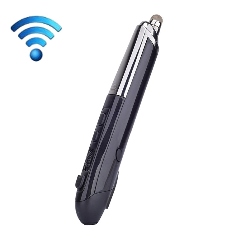Lisslune | PR-08 1600DPI 6 Buttons 2.4G Wireless Electronic Whiteboard Pen Multifunction Pen Mouse PPT Flip Pen (Black)