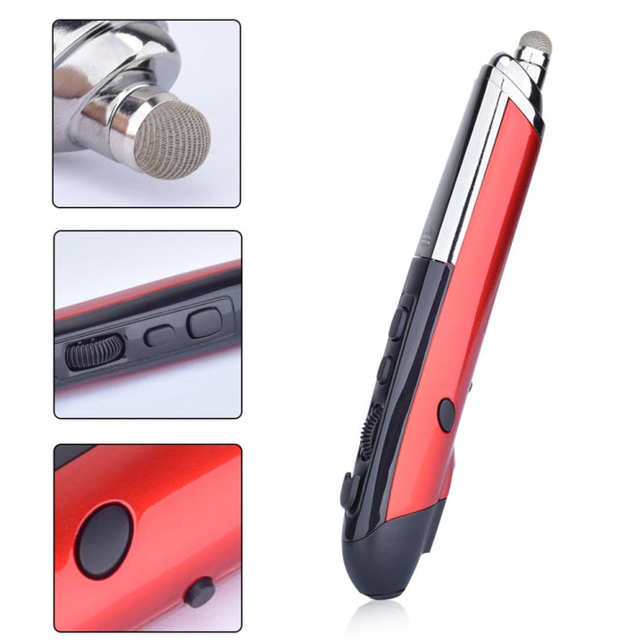Lisslune | PR-08 1600DPI 6 Buttons 2.4G Wireless Electronic Whiteboard Pen Multifunction Pen Mouse PPT Flip Pen (Blue)