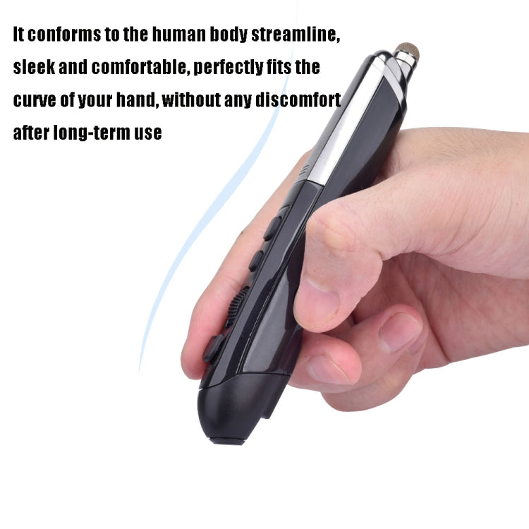 Lisslune | PR-08 1600DPI 6 Buttons 2.4G Wireless Electronic Whiteboard Pen Multifunction Pen Mouse PPT Flip Pen (Blue)