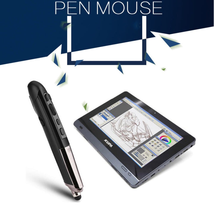 Lisslune | PR-08 1600DPI 6 Buttons 2.4G Wireless Electronic Whiteboard Pen Multifunction Pen Mouse PPT Flip Pen (Blue)
