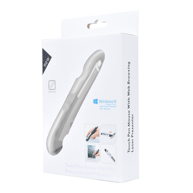 Lisslune | PR-08 1600DPI 6 Buttons 2.4G Wireless Electronic Whiteboard Pen Multifunction Pen Mouse PPT Flip Pen (Blue)