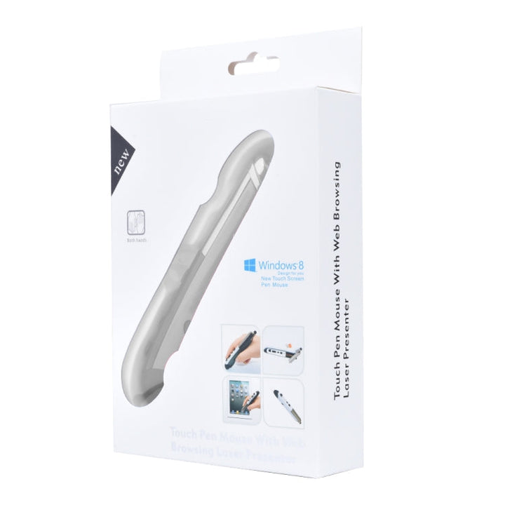 Lisslune | PR-08 1600DPI 6 Buttons 2.4G Wireless Electronic Whiteboard Pen Multifunction Pen Mouse PPT Flip Pen (Blue)