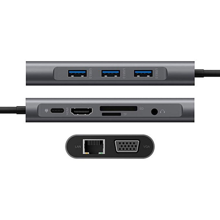 Lisslune | 10 in 1 Type-C Multi-Function Docking Station PD Fast Charging HUB