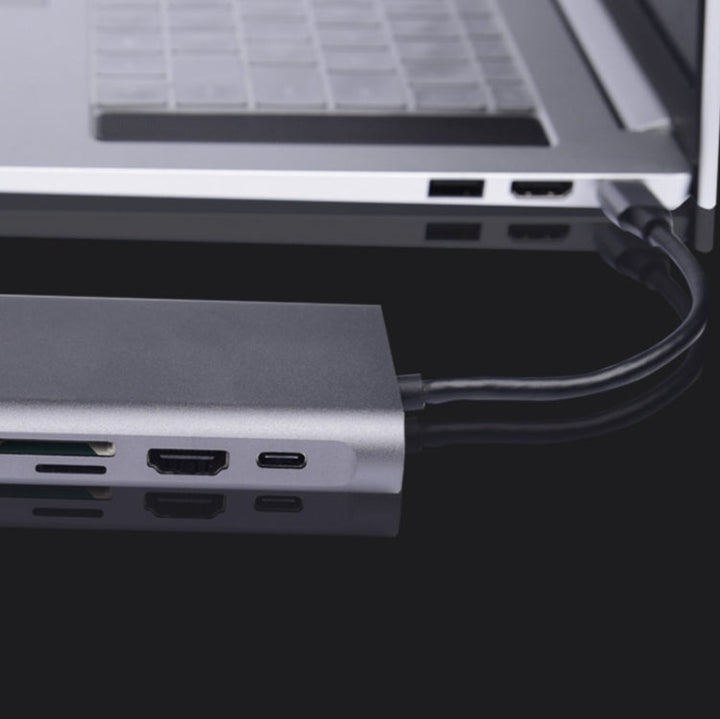 Lisslune | 10 in 1 Type-C Multi-Function Docking Station PD Fast Charging HUB