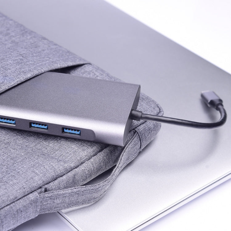 Lisslune | 10 in 1 Type-C Multi-Function Docking Station PD Fast Charging HUB