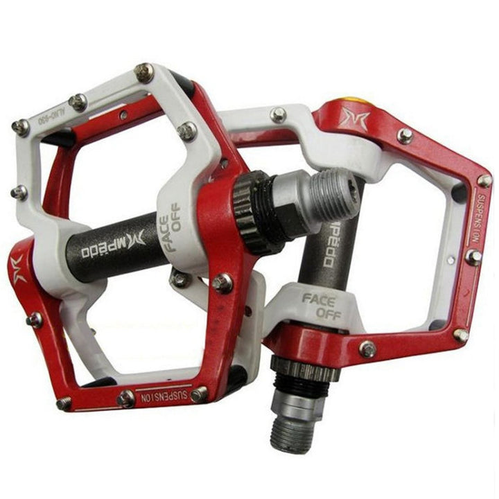 Lisslune | MPEDA Mountainbike Platform Pedal Ultra-Light Aluminum Alloy Non-Slip Platform Pedal, Size: 930(White Red)