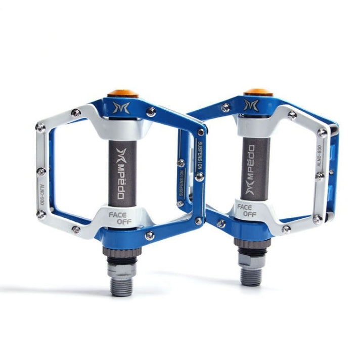 Lisslune | MPEDA Mountainbike Platform Pedal Ultra-Light Aluminum Alloy Non-Slip Platform Pedal, Size: 930(White Blue)