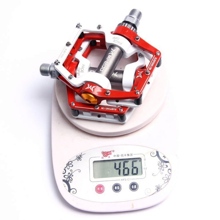 Lisslune | MPEDA Mountainbike Platform Pedal Ultra-Light Aluminum Alloy Non-Slip Platform Pedal, Size: 930(White Red)