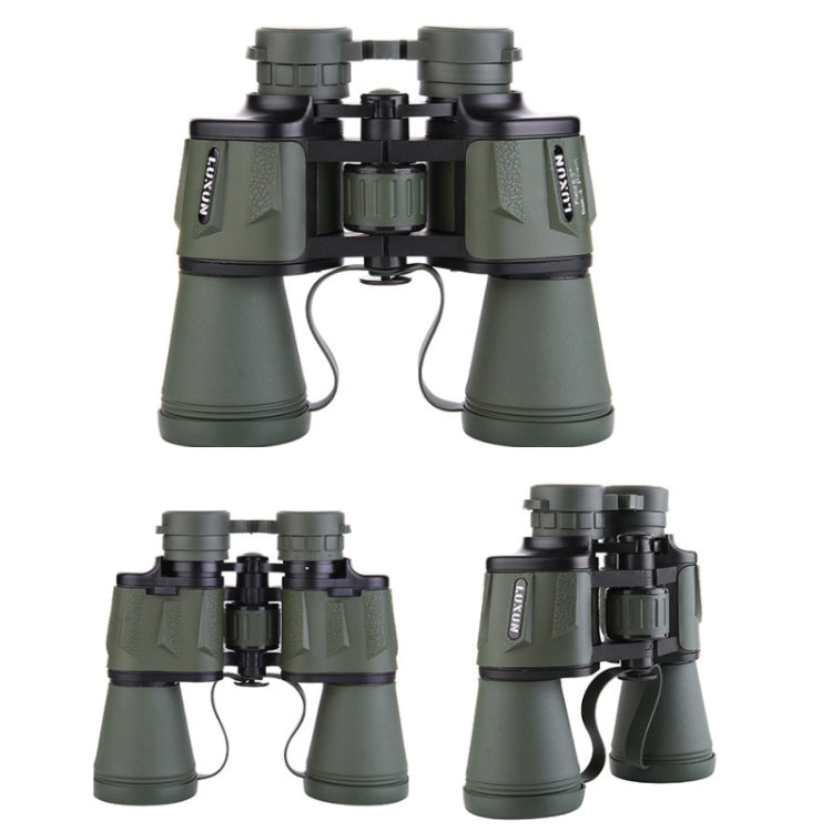 Lisslune | Luxun 20X50 Outdoor Binoculars Low Light Night Vision Non-Infrared High Performance Binoculars (Olive Green)