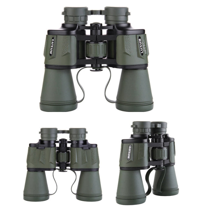 Lisslune | Luxun 20X50 Outdoor Binoculars Low Light Night Vision Non-Infrared High Performance Binoculars (Olive Green)