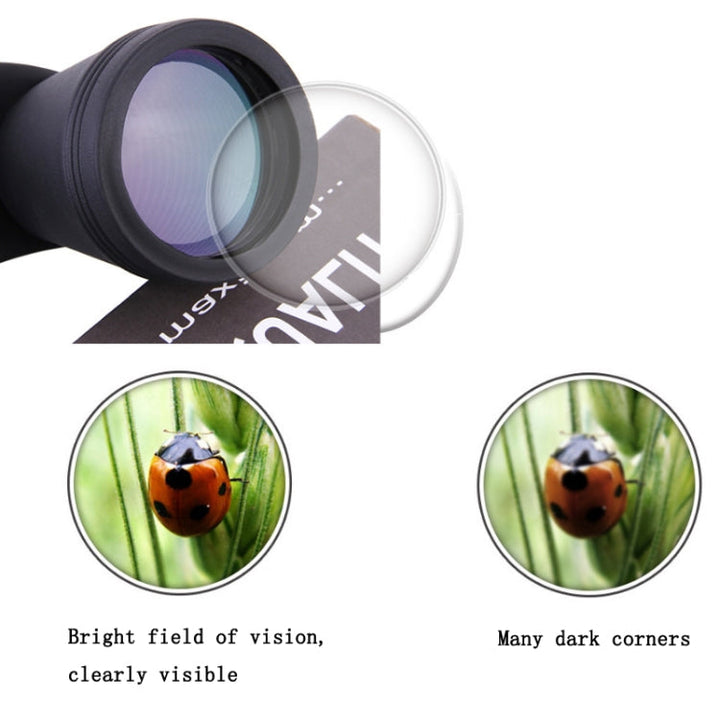 Lisslune | Luxun 20X50 Outdoor Binoculars Low Light Night Vision Non-Infrared High Performance Binoculars (Olive Green)