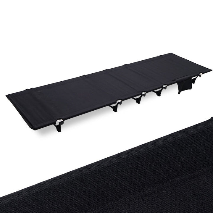 Lisslune | CLS Outdoor Lightweight Folding Bed Camping Simple Leisure Bed (Black)