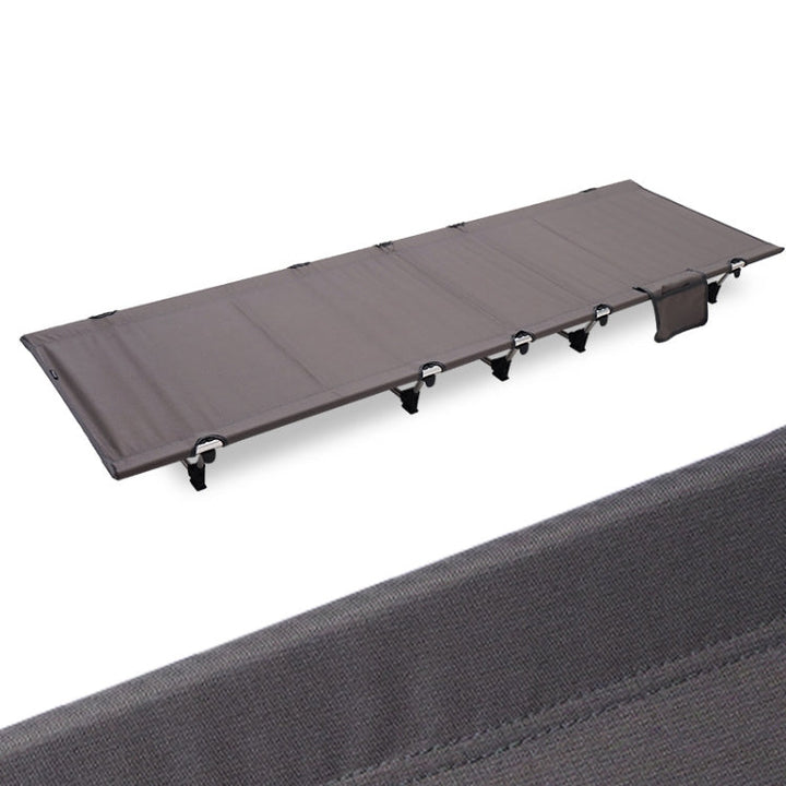 Lisslune | CLS Outdoor Lightweight Folding Bed Camping Simple Leisure Bed (Gray)
