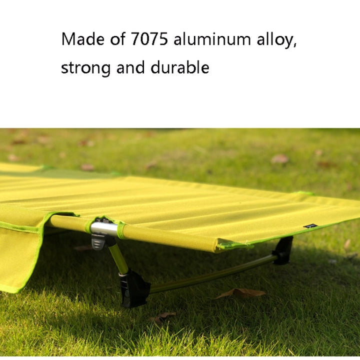 Lisslune | CLS Outdoor Lightweight Folding Bed Camping Simple Leisure Bed (Black)