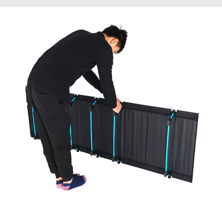 Lisslune | CLS Outdoor Lightweight Folding Bed Camping Simple Leisure Bed (Black)