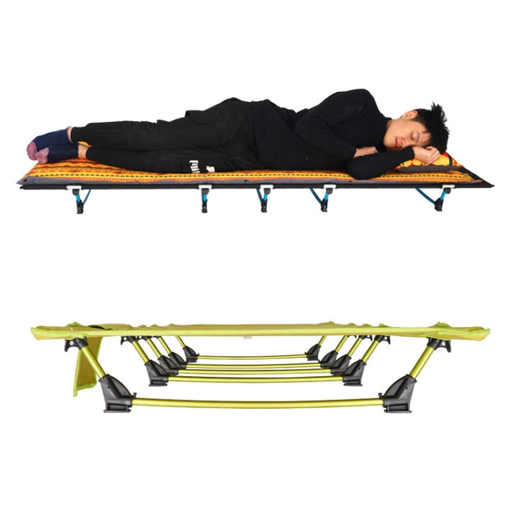 Lisslune | CLS Outdoor Lightweight Folding Bed Camping Simple Leisure Bed (Black)
