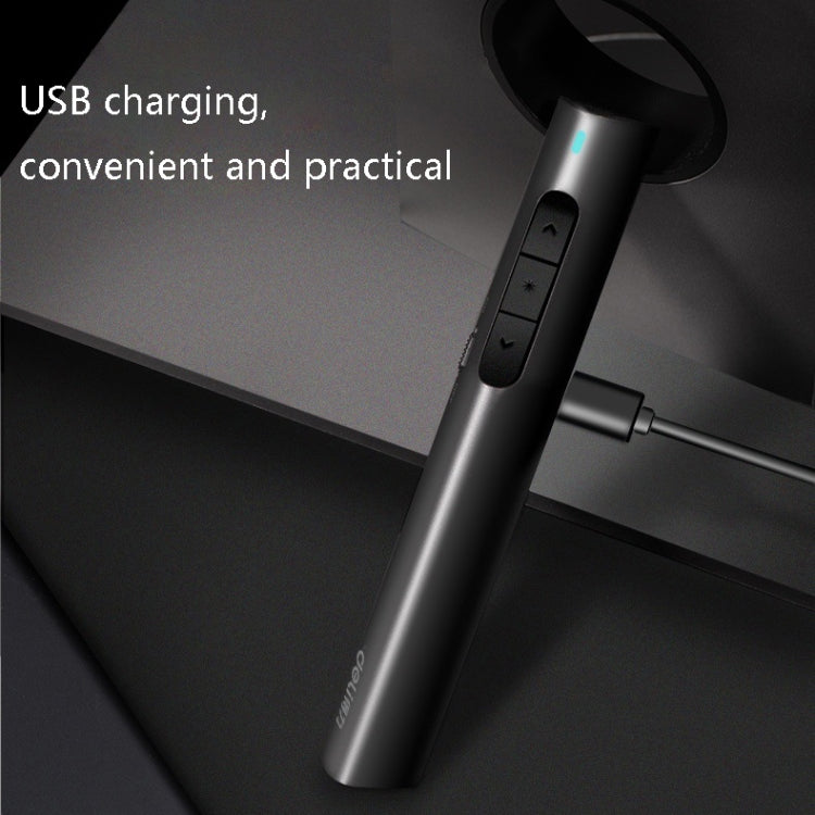 Lisslune | Deli 2.4G Flip Pen Business Presentation Remote Pen, Model: TM2801 Black (red LED)