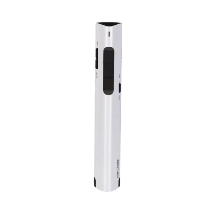Lisslune | Deli 2.4G Flip Pen Business Presentation Remote Control Pen, Model: TM2801 White (Red Light)
